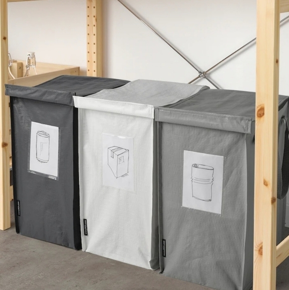 Ikea DIMPA Recycling bags 3 Pieces - Picture 8 of 8